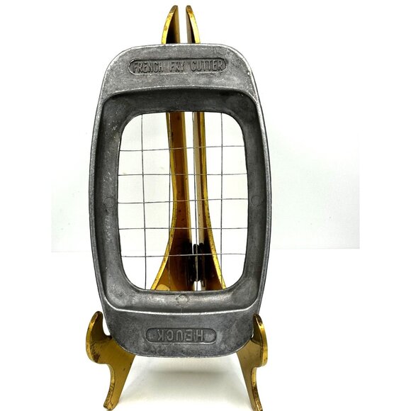 Vintage Heuck French Fry Cutter With Metal Grate - Picture 4 of 4